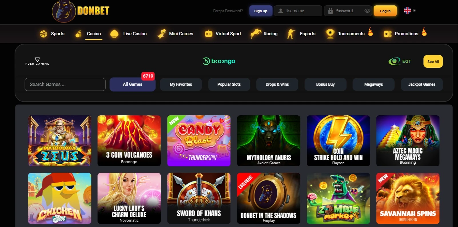 Games in new Non GamStop casinos