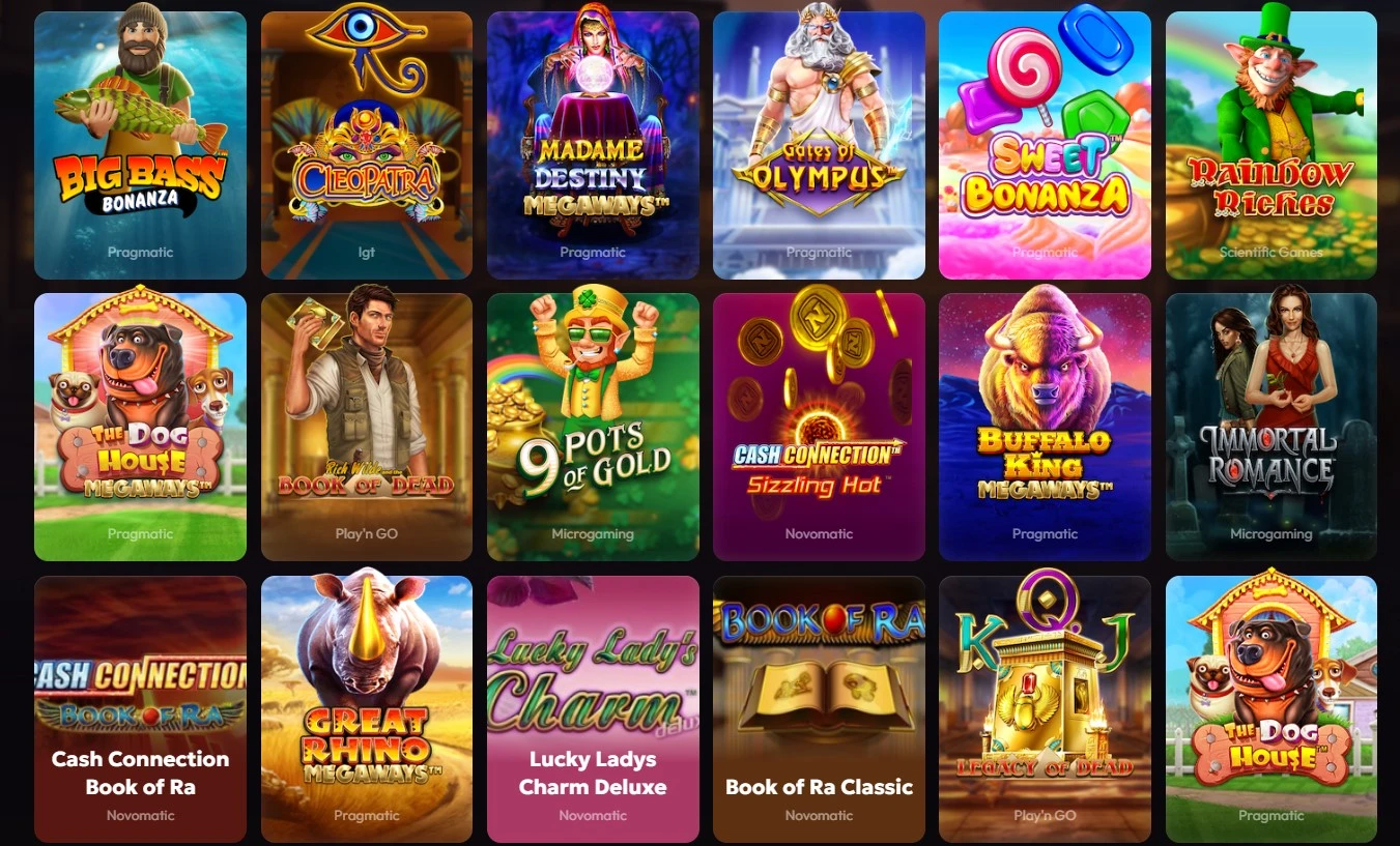 Games in Non GamStop casinos